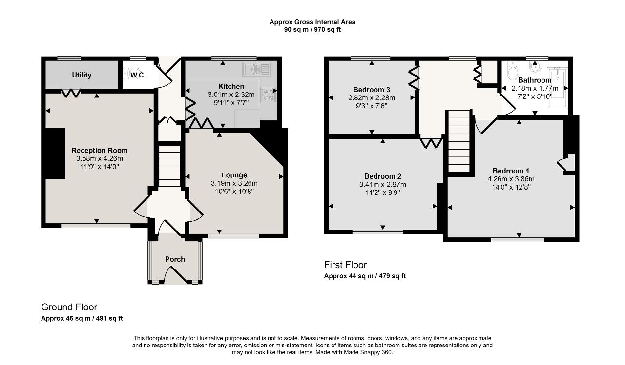 3 Bedroom SemiDetached For Sale in HeolYBryniau, Pant, Merthyr Tydfil, CF48 2DH Ramsay and
